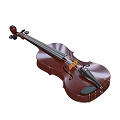 Handcrafted Wooden Violin Musical Instrument Featuring Classic Body And Fine Strings