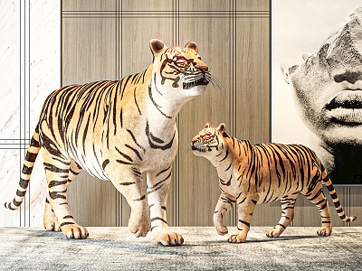 animal tiger northeast tiger 3d model