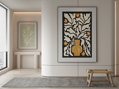 decorative painting 3d model