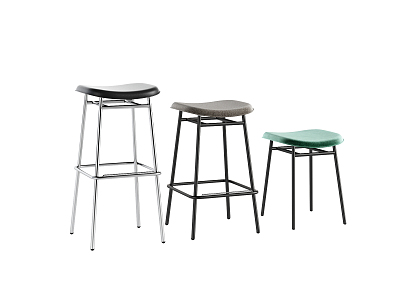 Modern Bar Stool 3d model