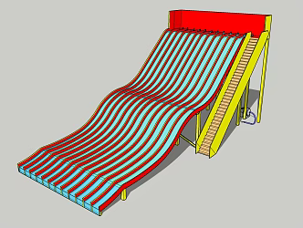 Modern Surfing Facilities 3d model