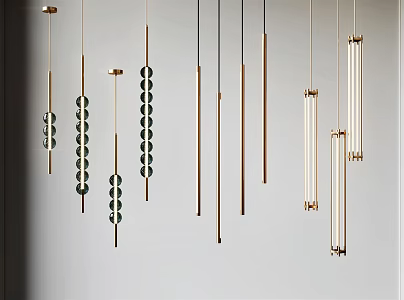 Modern chandelier 3d model