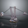 Large Industrial Mining Machinery With Crawler Track Base And Metal Frame Structure