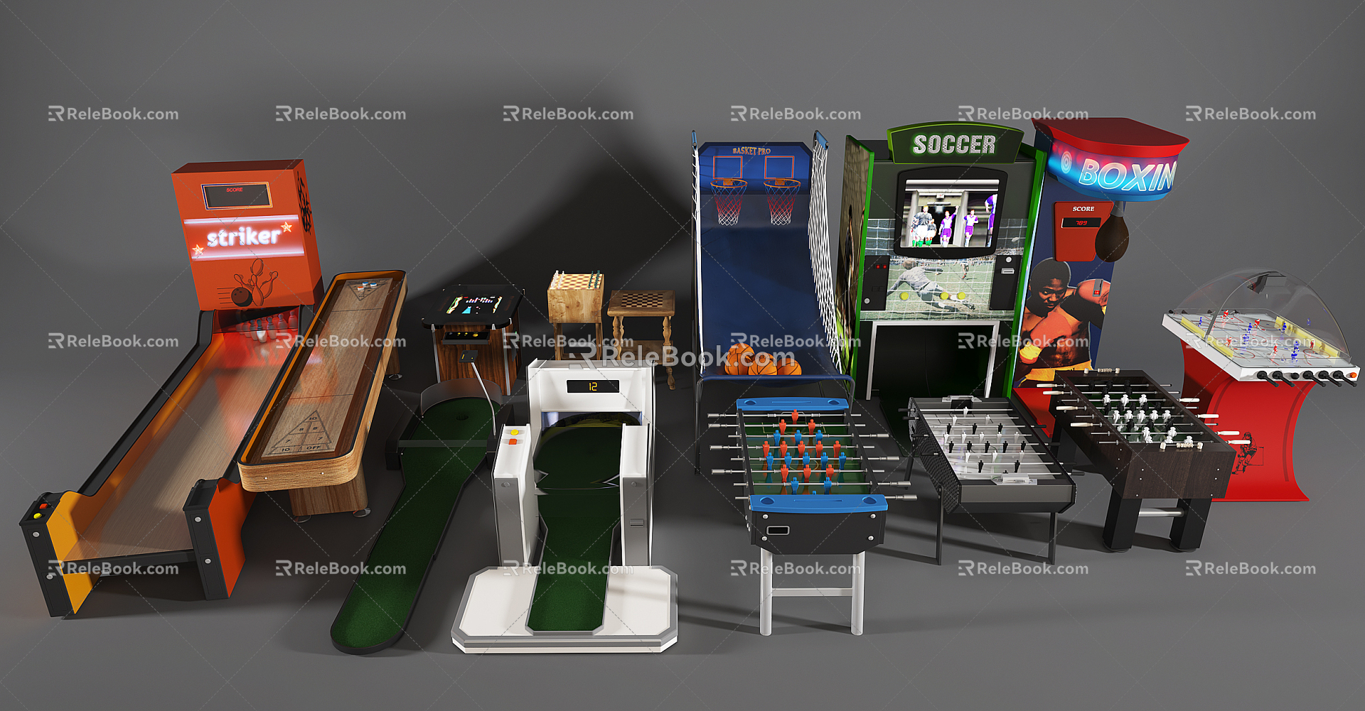 Modern Game Machine 3d model