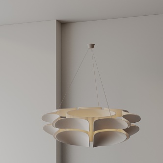 Modern chandelier 3d model