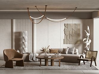 The Silent Living Room 3d model