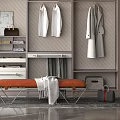 Modern Walk in Closet Design with Storage and Seating