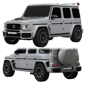 BRABUS Month G900 car off-road vehicle 3d model