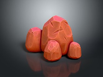 Modern Stone Grotesque Stone 3d model