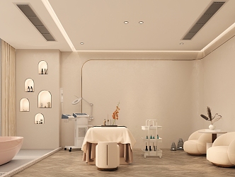 Modern Quiet Beauty Room Design Beauty Salon 3d model