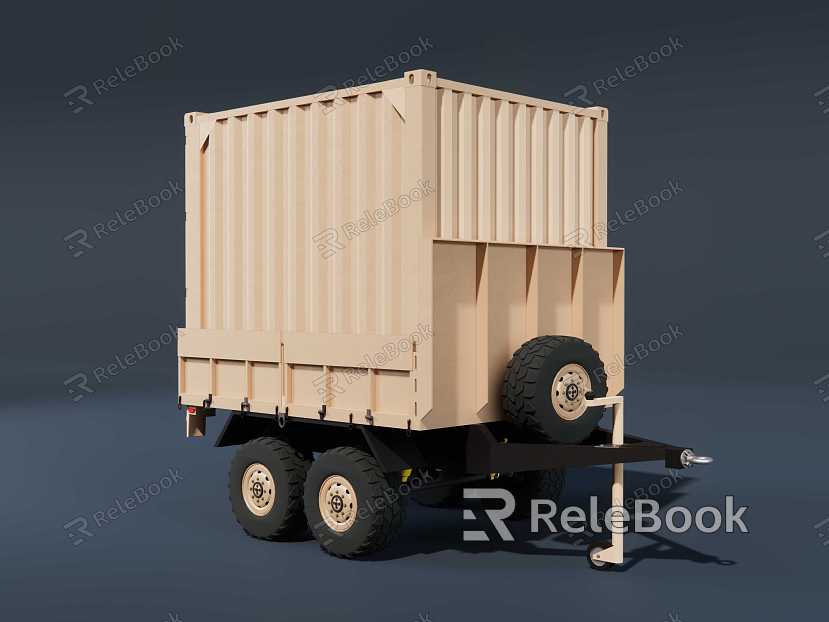 Trailer trailer container trailer model