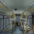 Modern Bus High Precision 3d model