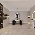 Modern Living Dining Room Interior With Sofa Coffee Table TV And Floor to Ceiling Window