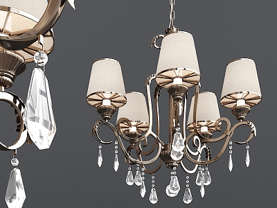 European-style chandelier multi-head chandelier model