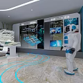 Smart Upgrade Happy West City Exhibition Hall With Large Screen And Display Areas