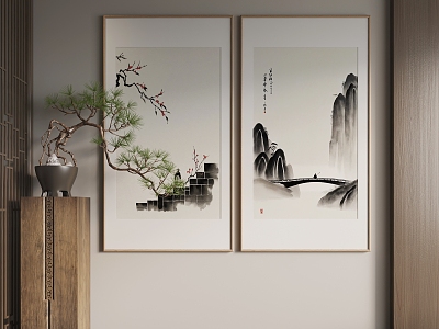 New Chinese Hanging Paintings Chinese Hanging Paintings model