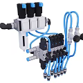 Pneumatic control box 3d model