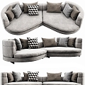 Modern Multi-Person Sofa Sofa Two-Person Sofa Casual Sofa Living Room Sofa Leather Sofa Corner Sofa 3d model