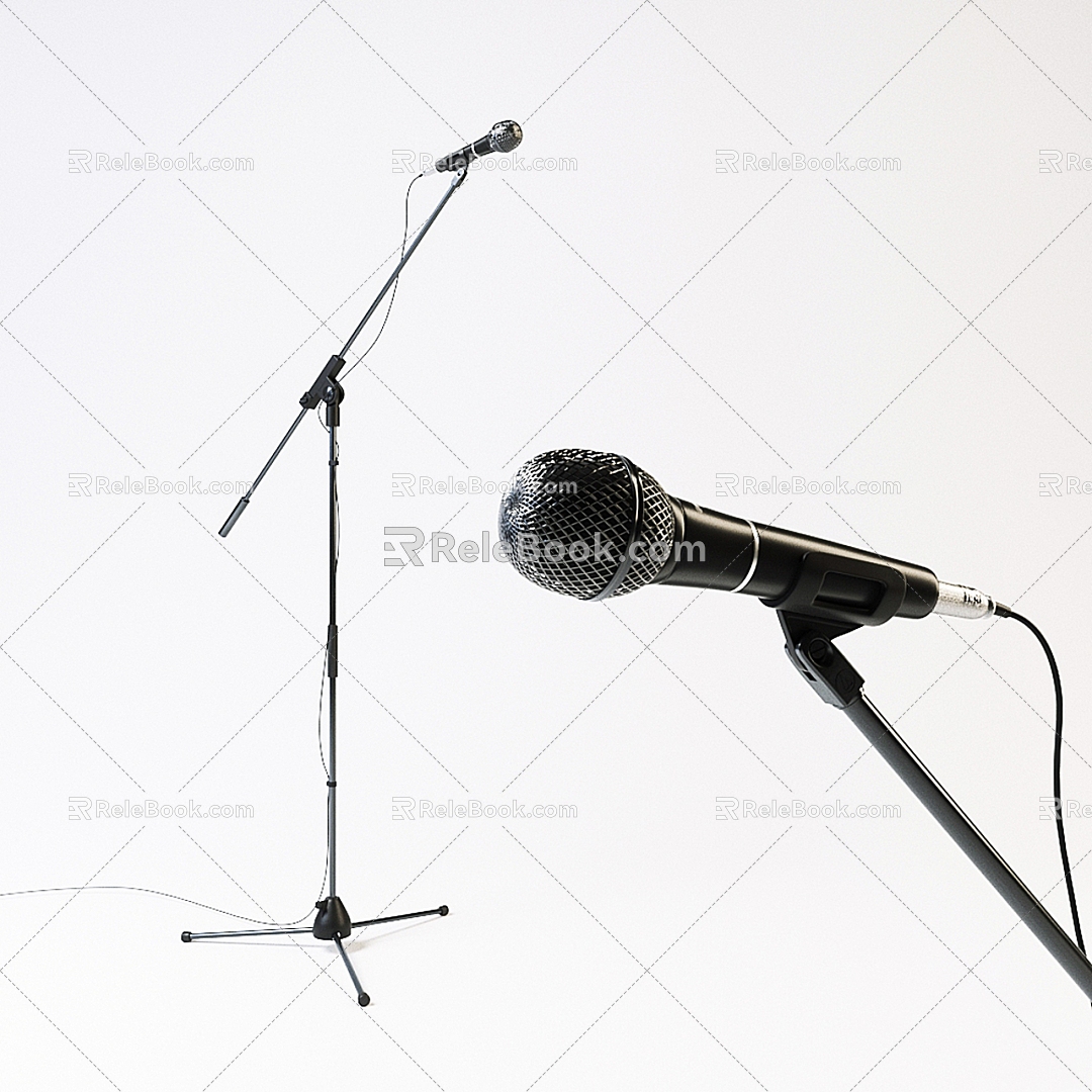 Microphone 3d model