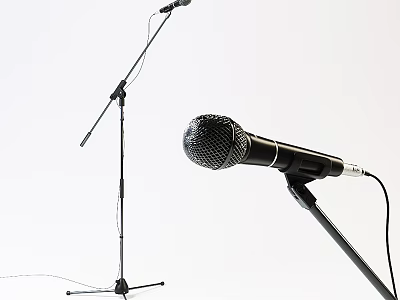 Professional Headphones with Built in Microphone for Clear Audio Experience 3d model