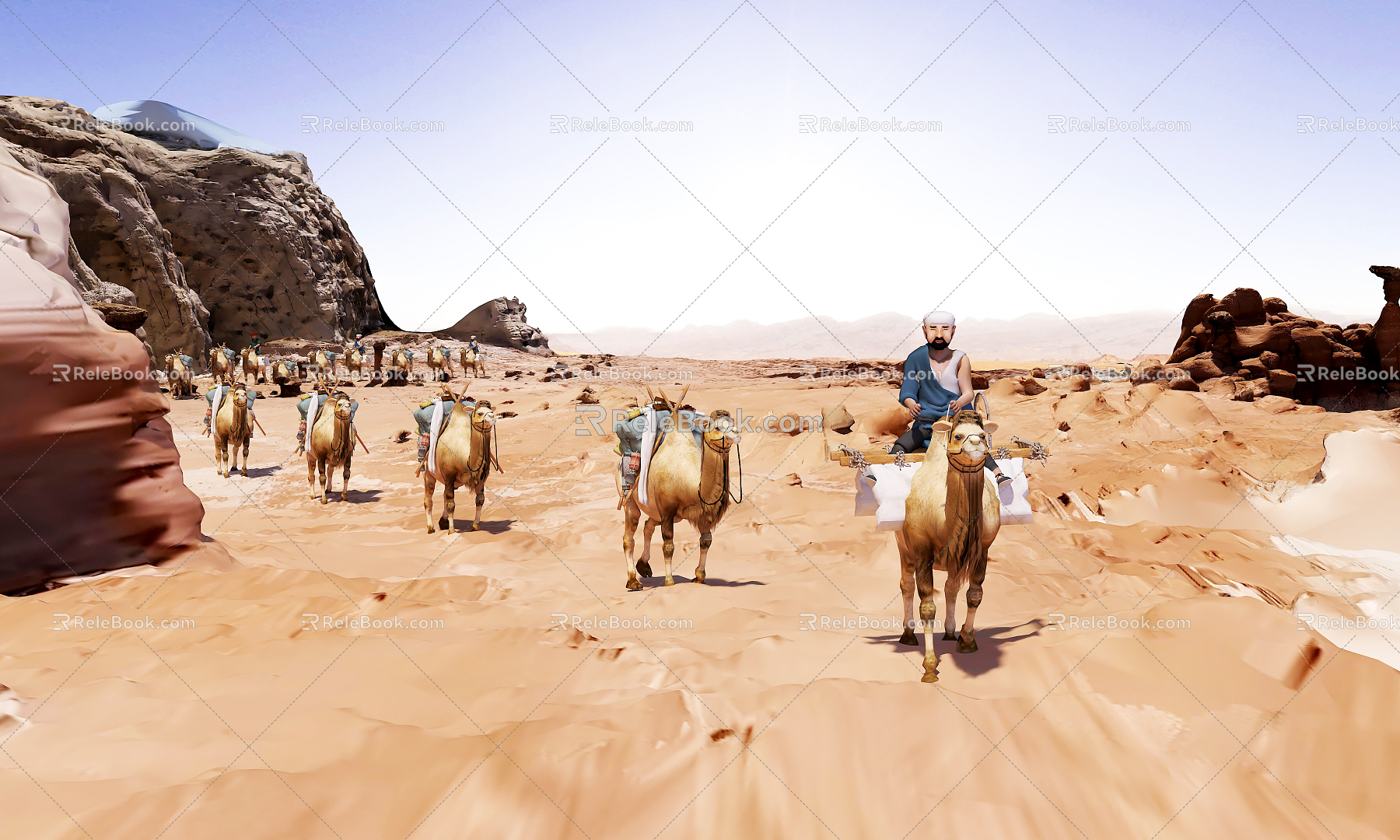 Modern Camel Camel Gang 3d model