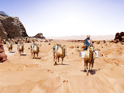 Modern Camel Gang 3d model