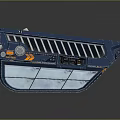 Futuristic Blue Tank 3D Model With Advanced Armor And Tracks Design