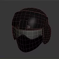 Tactical Weapon Helmet With Black Design And Full Face Shield For Military Use
