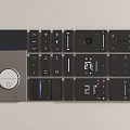 Modern Smart Panel Visual Panel Function Panel Socket 3d model