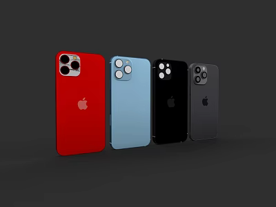 Apple iPhone 14 Pro Set Smartphone Electronics Apple Phone 3d model