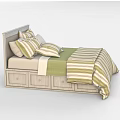 Single Bed 3d model
