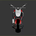 Sleek Ducati Motorcycle With Red Black Body Sporty Frame And Modern Stylish Design