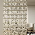 Decorative Glass Block Wall With Various Textured Patterns For Modern Interior Decoration 3d model