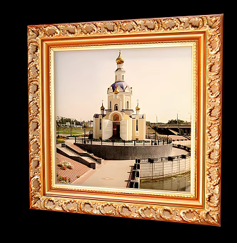 Jane European Photo Frame 3d model