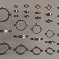 Various Types of Stainless Steel Pipe Fittings Clamps Flanges and Connectors