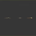 Three Ancient Battle Axes With Wooden Handles And Ornate Metal Heads