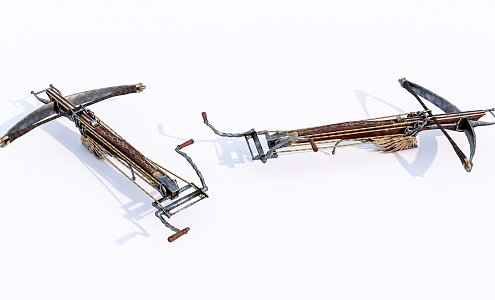 Modern Crossbow Old Crossbow 3d model