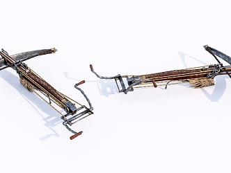 Modern Crossbow Old Crossbow 3d model