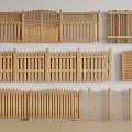 Various Wooden Fence Designs With Picket Tops Lattice Panels And Arched Gates
