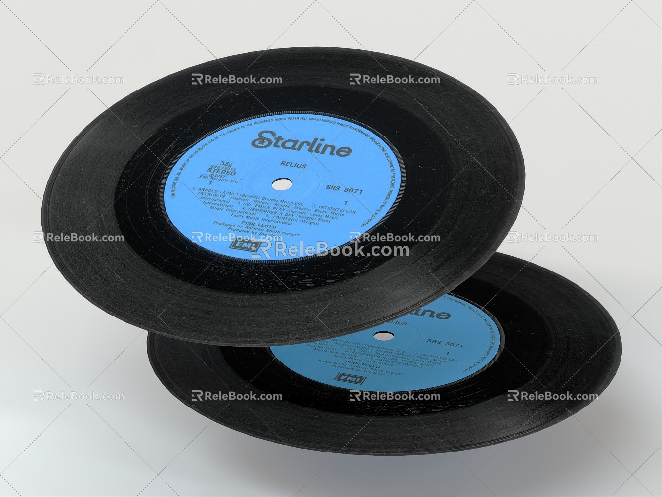 Modern vinyl records model