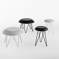 Modern side a few minimalist jellyfish side a few 3d model