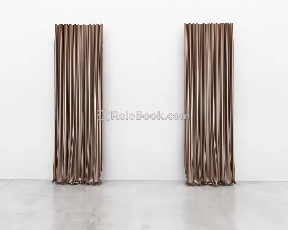 Modern Curtains 3d model