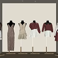 Modern Model Clothing Model 3d model