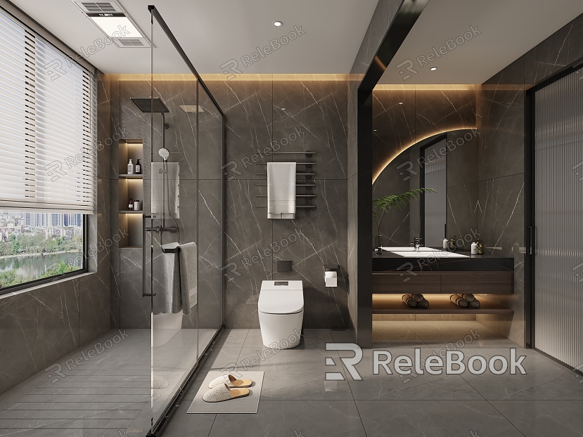 Modern Bathroom Supplies model