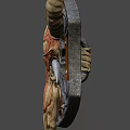 Dusk Bone Shield 3d model