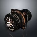 Military Weapon Safety Knob Component With ARM SAFE Markings And Tactical Metal Design