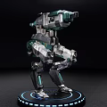 Modern robot science and technology sense combat mech toy 3d model