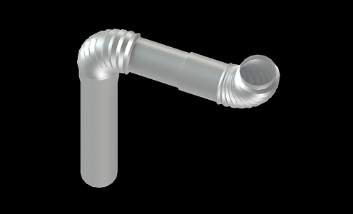 Industrial LOFT Pipe Parts 3d model