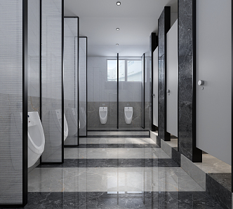 Hotel Toilet Modern Toilet 3d model