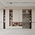 Modern Wine Cabinet 3d model